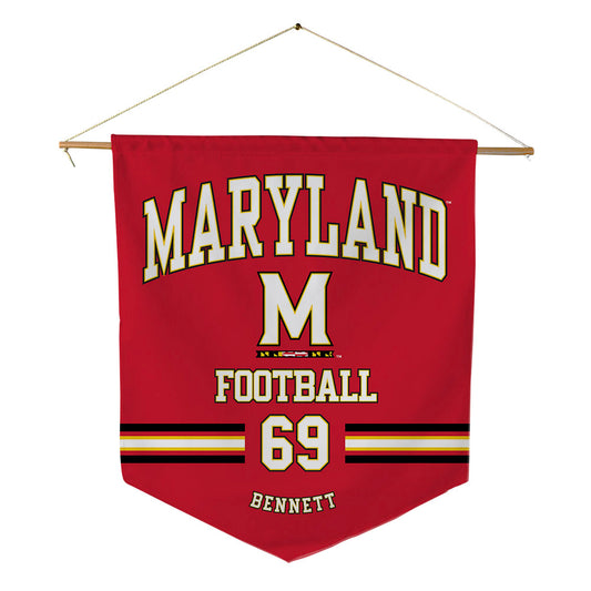 Maryland - NCAA Football : Logan Bennett - Pennant - 18" x 21"-0