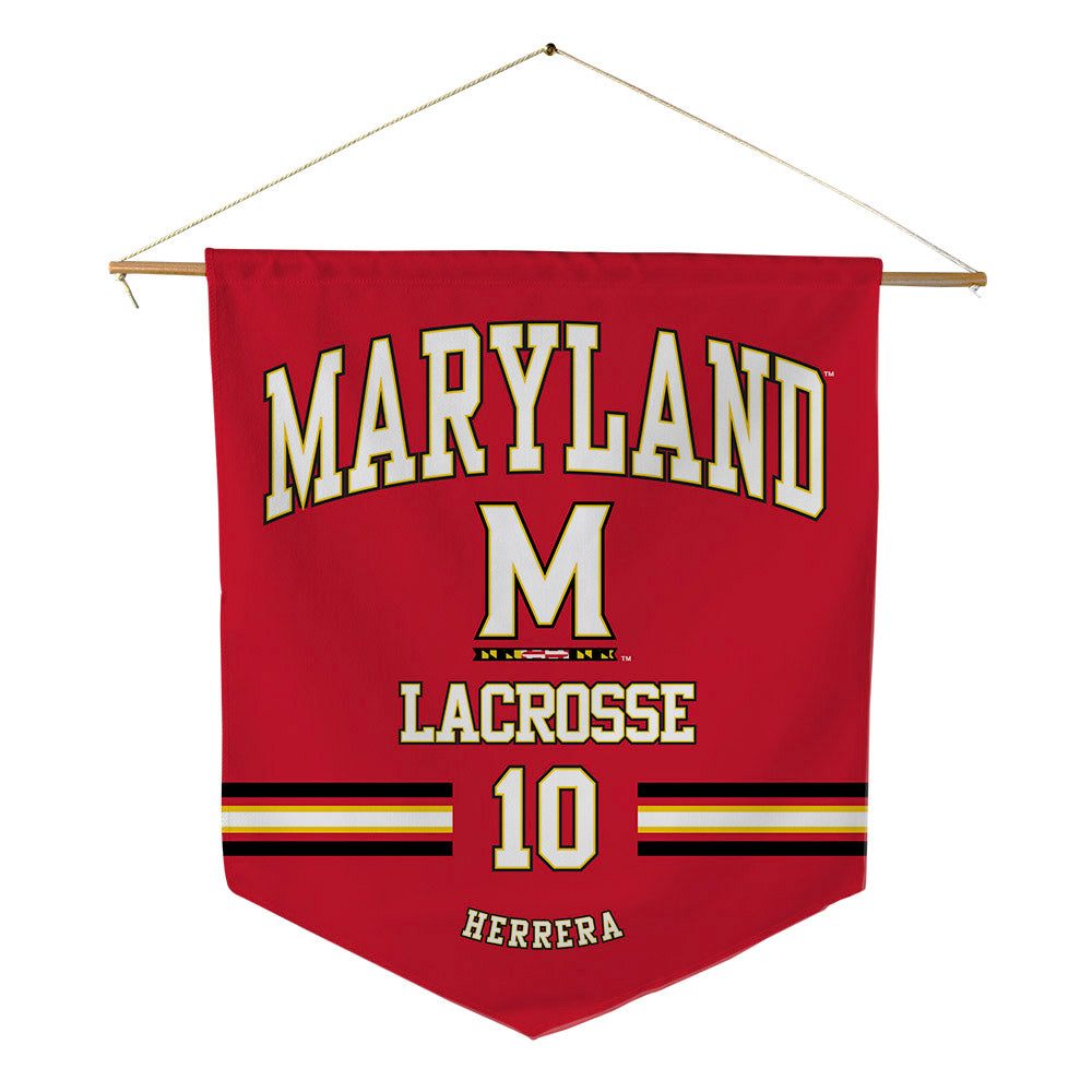 Maryland - NCAA Women's Lacrosse : Sofia Herrera - Pennant - 18" x 21"-0