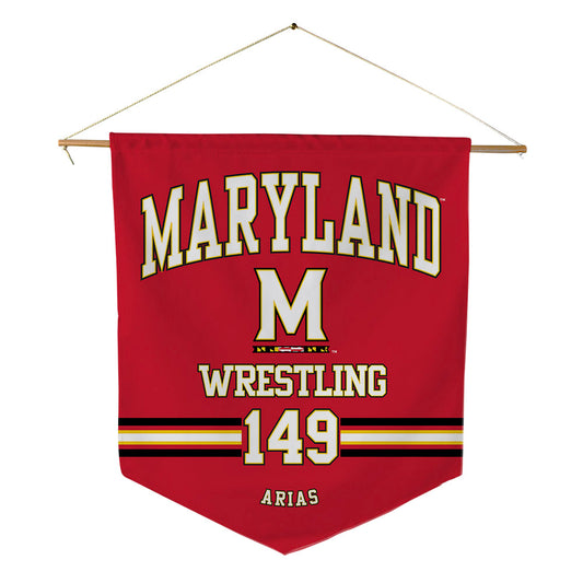 Maryland - NCAA Wrestling : Ivan Arias - Pennant - 18" x 21"-0