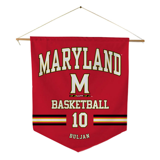 Maryland - NCAA Men's Basketball : Tomislav Buljan - Pennant - 18" x 21"-0
