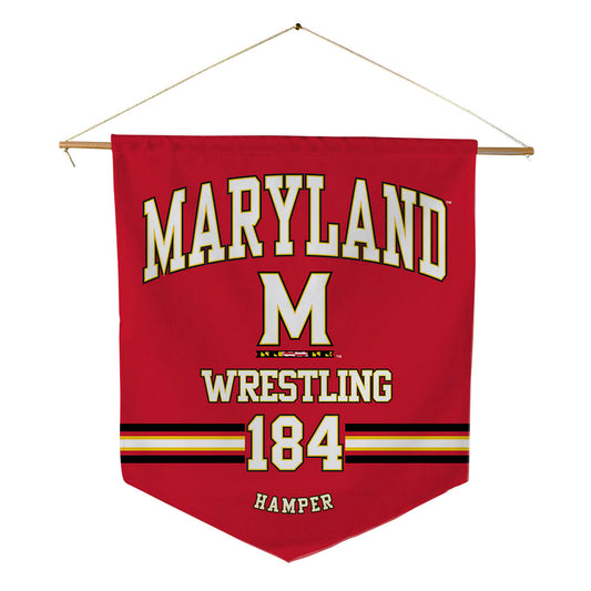 Maryland - NCAA Wrestling : Landon Hamper - Pennant - 18" x 21"-0