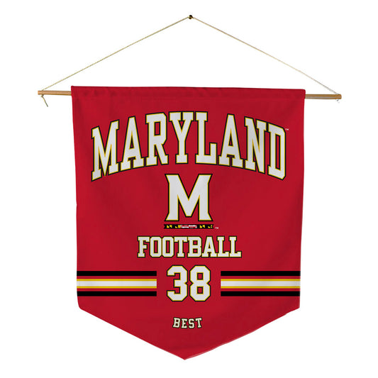 Maryland - NCAA Football : Taylor Best - Pennant - 18" x 21"-0