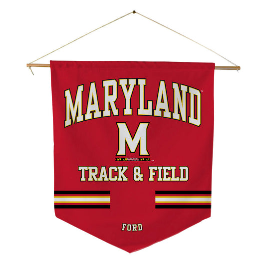 Maryland - NCAA Men's Track & Field : Samuel Ford - Pennant - 18" x 21"-0