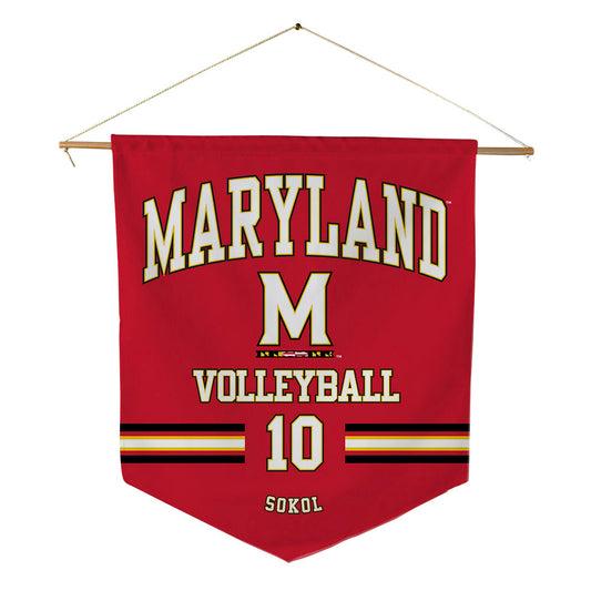 Maryland - NCAA Women's Volleyball : Annika Sokol - Pennant - 18" x 21"-0