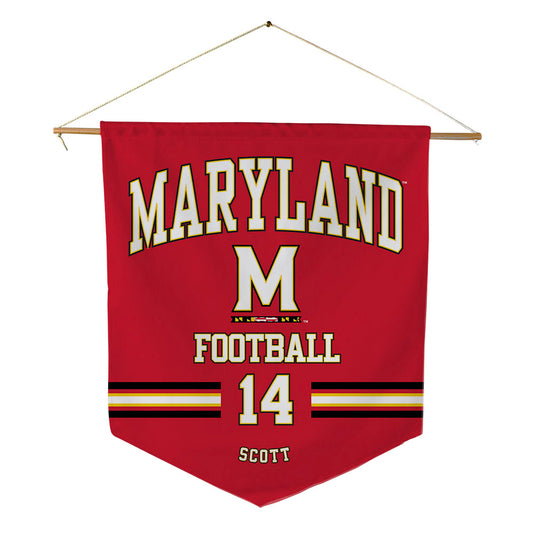 Maryland - NCAA Football : Jordan Scott - Pennant - 18" x 21"-0