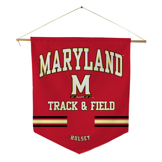 Maryland - NCAA Women's Track & Field : Katherine Hulsey - Pennant - 18" x 21"-0