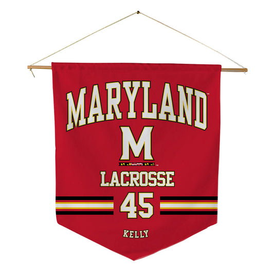 Maryland - NCAA Men's Lacrosse : Daniel Kelly - Pennant - 18" x 21"-0