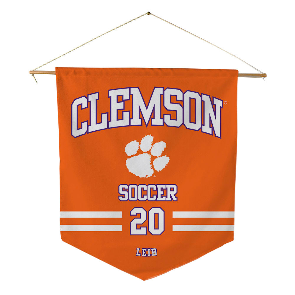 Clemson - NCAA Women's Soccer : Taylor Leib - Pennant - 18" x 21"-0