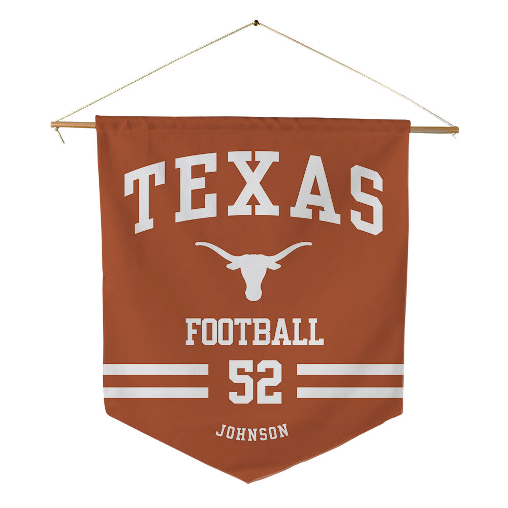 Texas - NCAA Football : James Johnson - Pennant - 18" x 21"-0