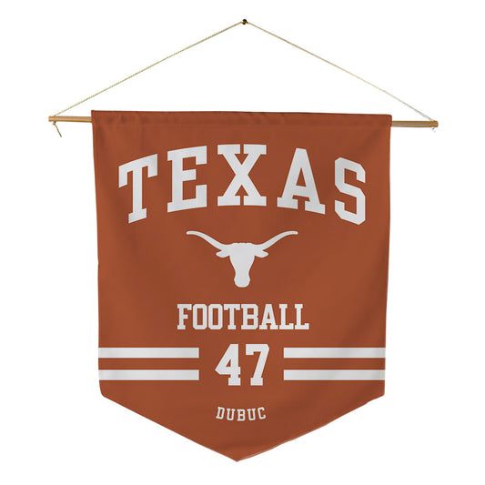 Texas - NCAA Football : Trey Dubuc - Pennant - 18" x 21"-0