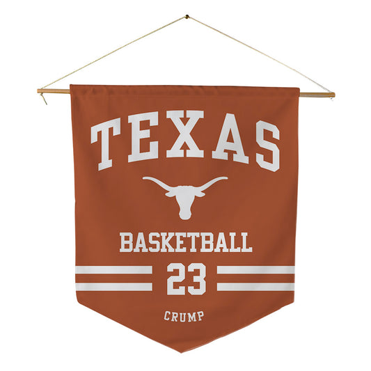 Texas - NCAA Women's Basketball : Aaliyah Crump - Pennant - 18" x 21"-0