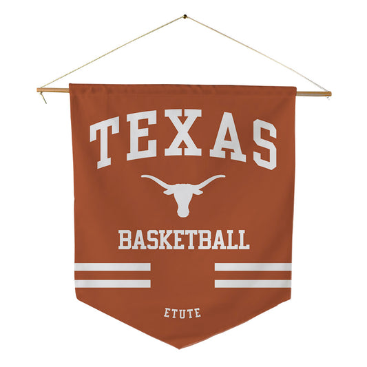 Texas - NCAA Women's Basketball : Isi Etute - Pennant - 18" x 21"-0
