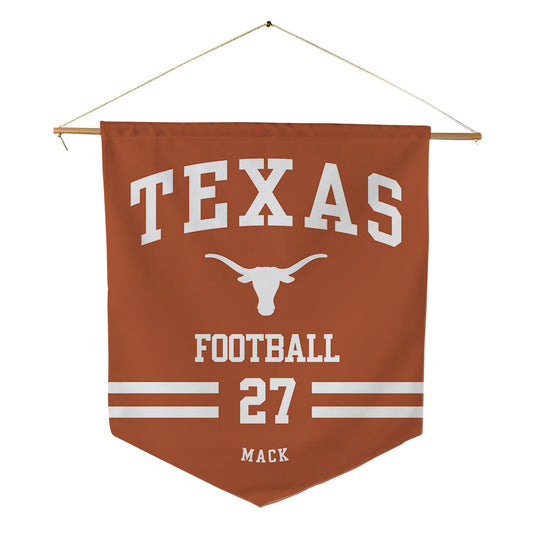 Texas - NCAA Football : Wardell Mack - Pennant - 18" x 21"-0