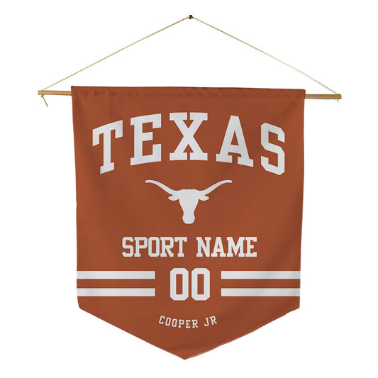 Texas - NCAA Football : Derrek Cooper jr - Pennant - 18" x 21"-0
