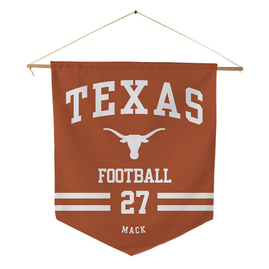Texas - NCAA Football : Wardell Mack - Pennant - 18" x 21"-0