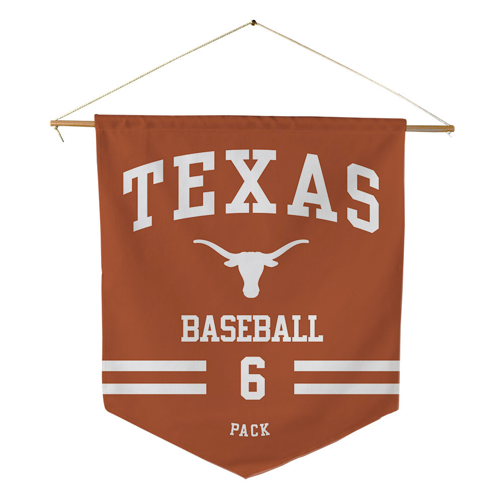 Texas - NCAA Baseball : Anthony Pack - Pennant - 18" x 21"-0