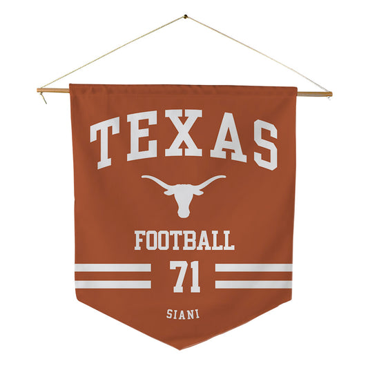 Texas - NCAA Football : Melvin Siani - Pennant - 18" x 21"-0