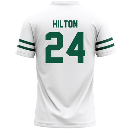 Cleveland State - NCAA Men's Lacrosse : Jason Hilton - White Lacrosse Jersey -1