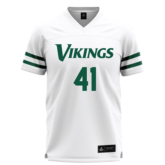 Cleveland State - NCAA Men's Lacrosse : Xander Johnson - White Lacrosse Jersey -0