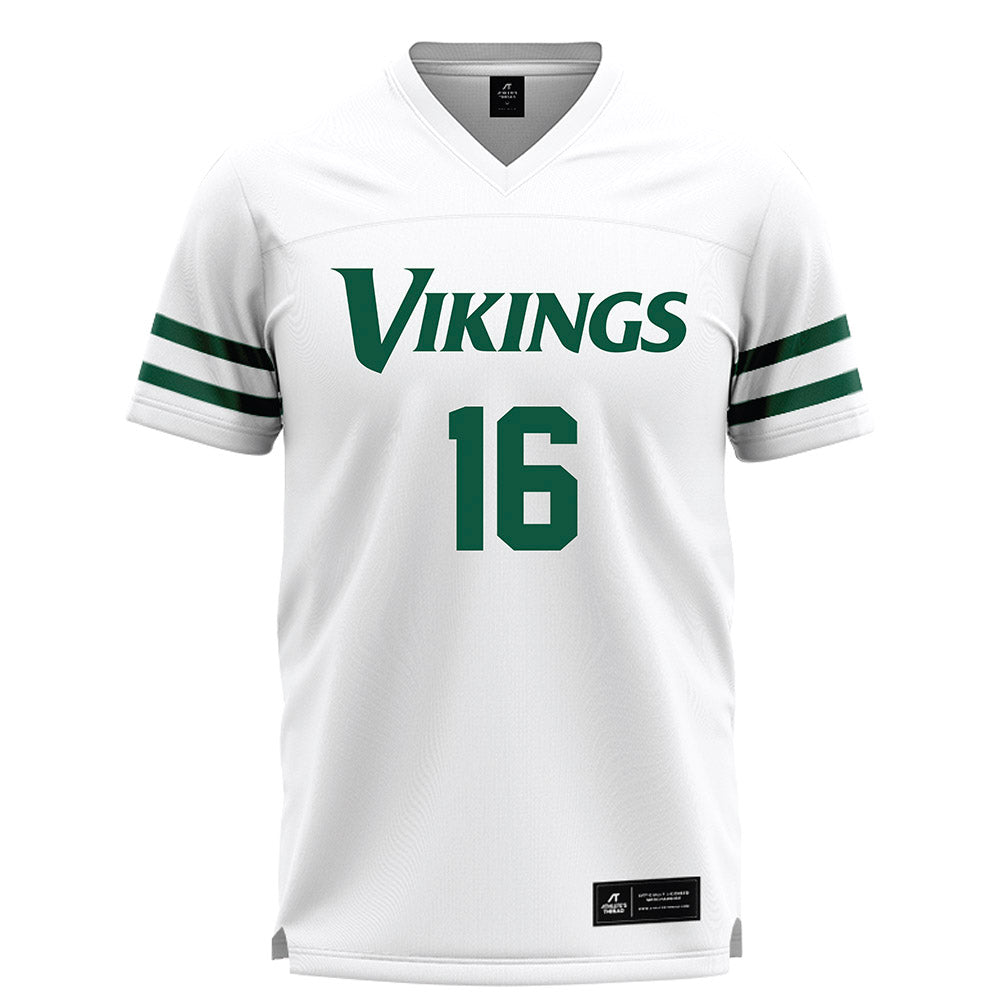 Cleveland State - NCAA Men's Lacrosse : Joel Brown - White Lacrosse Jersey -0