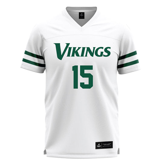 Cleveland State - NCAA Men's Lacrosse : Maddox Johnson - White Lacrosse Jersey -0