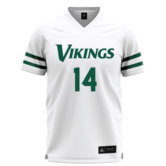 Cleveland State - NCAA Men's Lacrosse : Alec Blessing - White Lacrosse Jersey -0