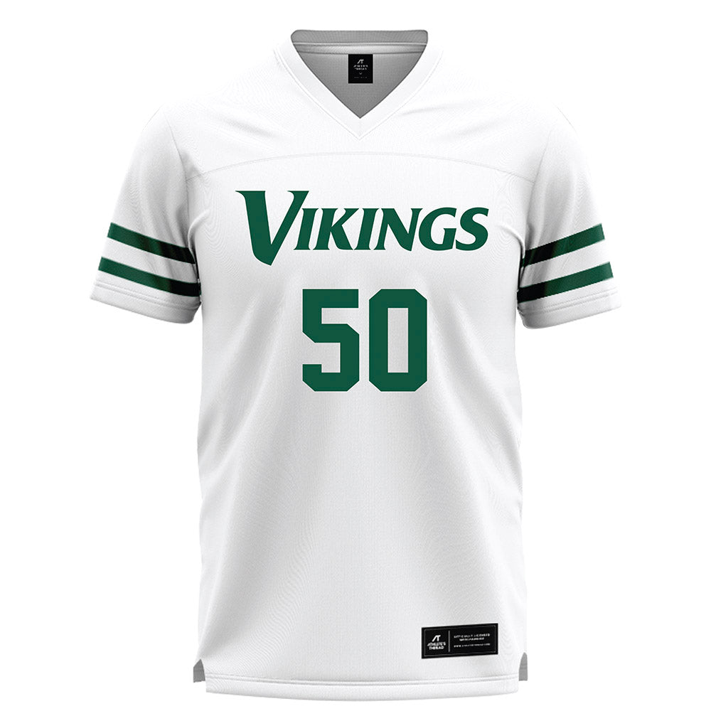 Cleveland State - NCAA Men's Lacrosse : Sebastian West - White Lacrosse Jersey -0