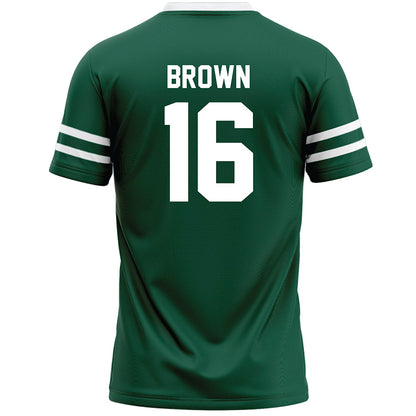 Cleveland State - NCAA Men's Lacrosse : Joel Brown - Green Lacrosse Jersey-1