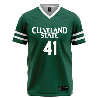 Cleveland State - NCAA Men's Lacrosse : Xander Johnson - Green Lacrosse Jersey-0