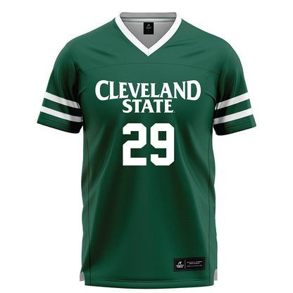 Cleveland State - NCAA Men's Lacrosse : Ethan Erker - Green Lacrosse Jersey-0