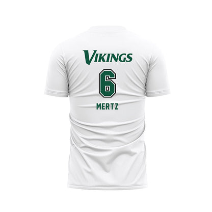 Cleveland State - NCAA Men's Soccer : Tom Mertz - White Soccer Jersey-1