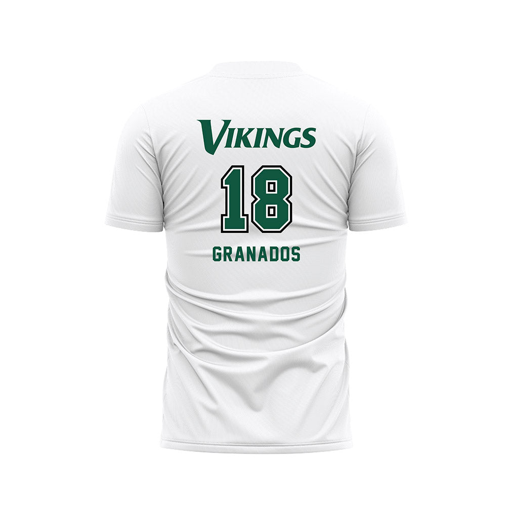 Cleveland State - NCAA Men's Soccer : Fefo Granados - White Soccer Jersey-1