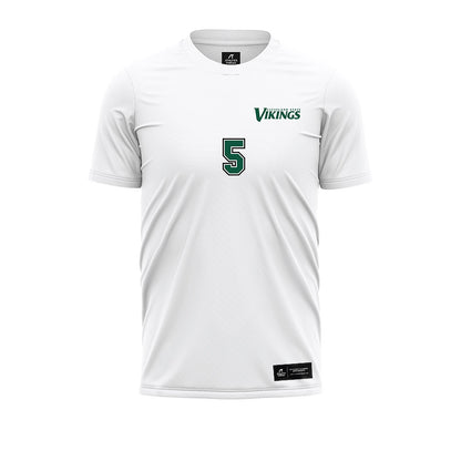 Cleveland State - NCAA Men's Soccer : Lennart Heck - White Soccer Jersey-0