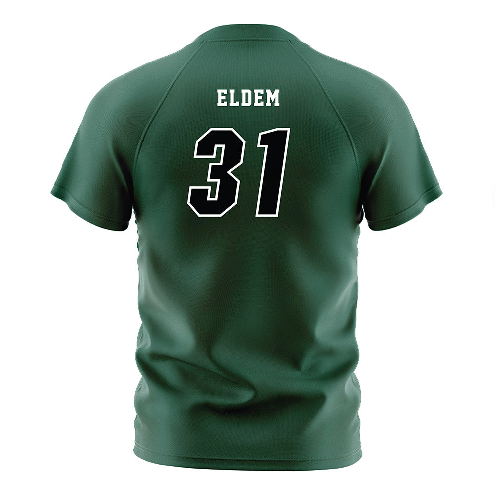 Cleveland State - NCAA Men's Soccer : Bora Eldem - Green Soccer Jersey-1
