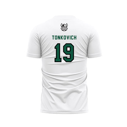 Cleveland State - NCAA Women's Soccer : Emilee Tonkovich - White Soccer Jersey-1