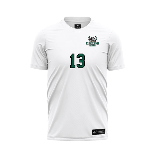 Cleveland State - NCAA Women's Soccer : Ryleigh Alcala - White Soccer Jersey-0