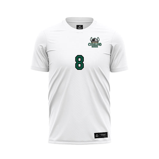 Cleveland State - NCAA Women's Soccer : Alicia Riberich - White Soccer Jersey-0