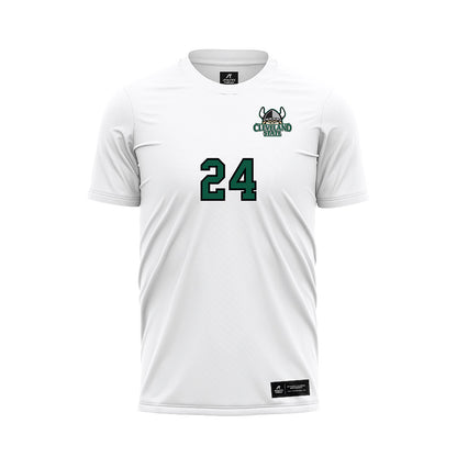 Cleveland State - NCAA Women's Soccer : Lauryn Hancock - White Soccer Jersey-0