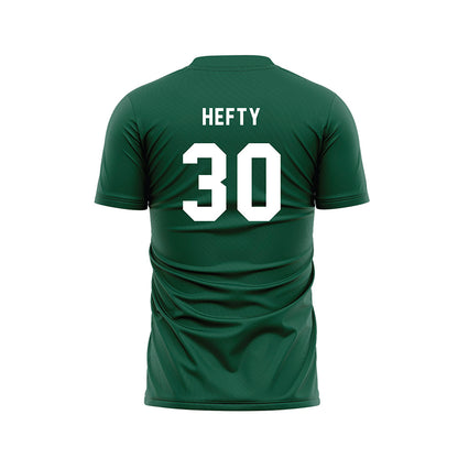 Cleveland State - NCAA Women's Soccer : Cortlyn Hefty - Green Soccer Jersey-1