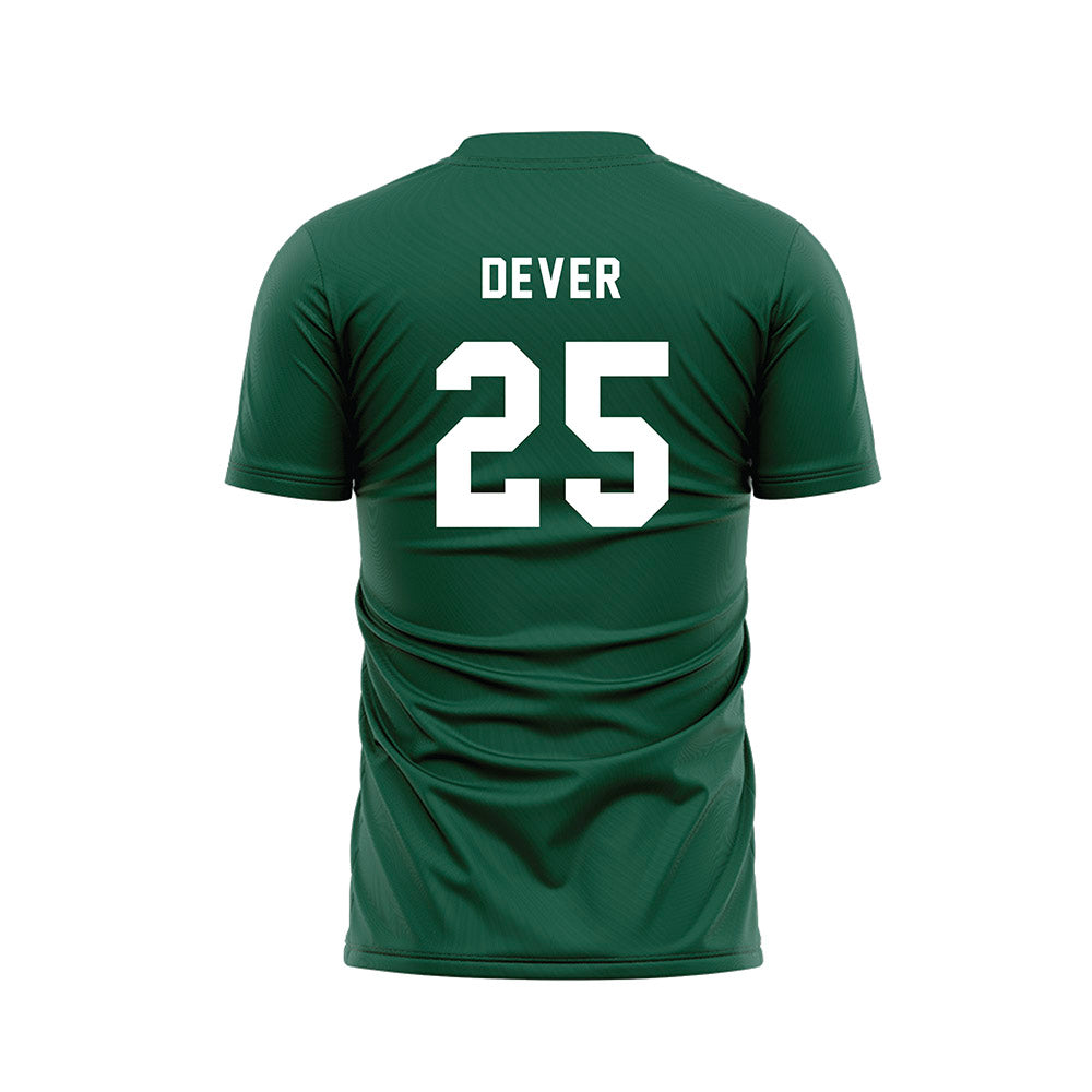 Cleveland State - NCAA Women's Soccer : Ruari Dever - Green Soccer Jersey-1