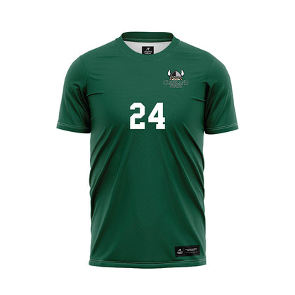 Cleveland State - NCAA Women's Soccer : Lauryn Hancock - Green Soccer Jersey-0