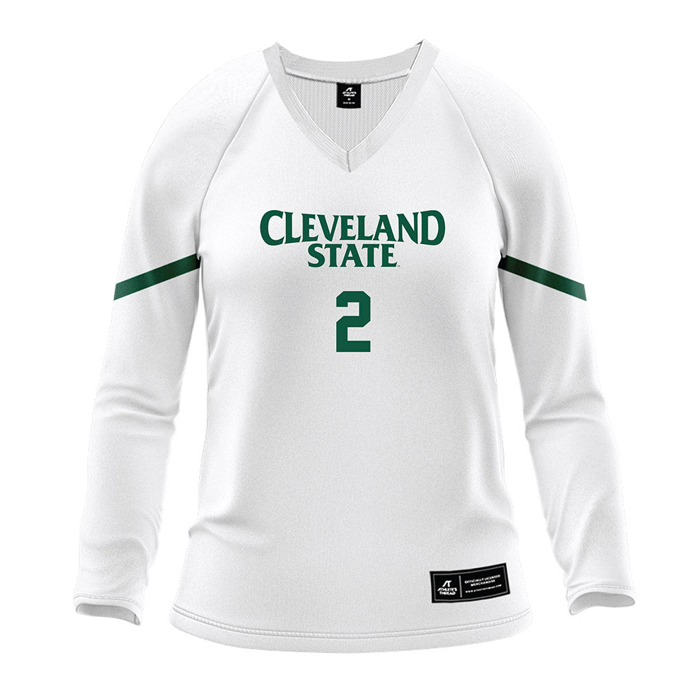 Cleveland State - NCAA Women's Volleyball : Jerilynn Koehler - White Volleyball Jersey-0