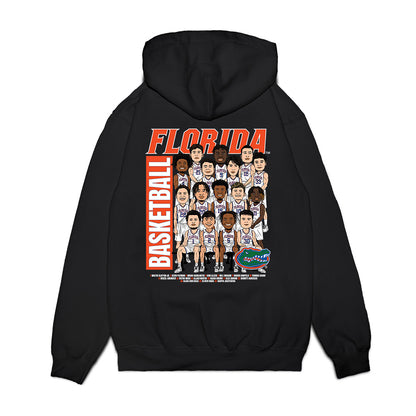 Florida - NCAA Men's Basketball : - Team Caricature Premium Hooded Sweatshirt-1