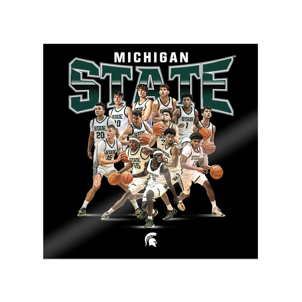 Michigan State - NCAA Men's Basketball : - Team Collage Sticker-0
