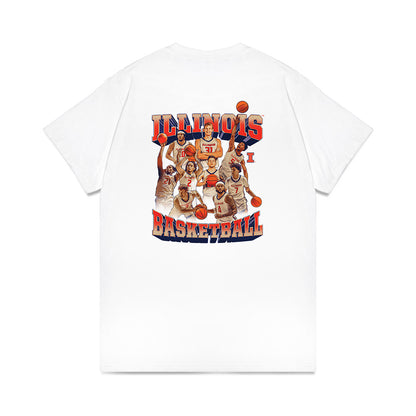 Illinois - NCAA Men's Basketball : - Premium T-Shirt-1