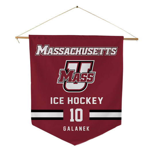 UMass - NCAA Men's Ice Hockey : Jack Galanek - Pennant - 18" x 21"-0