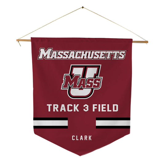 UMass - NCAA Men's Track & Field : Malcolm Clark - Pennant - 18" x 21"-0