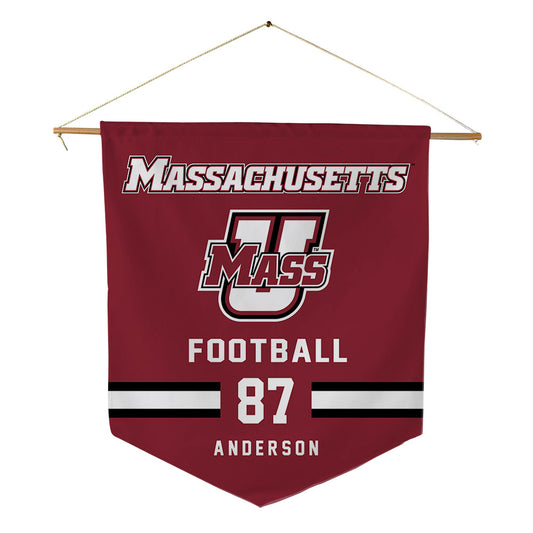 UMass - NCAA Football : Owen Anderson - Pennant - 18" x 21"-0