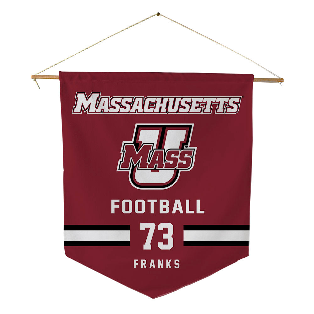 UMass - NCAA Football : Zachary Franks - Pennant - 18" x 21"-0