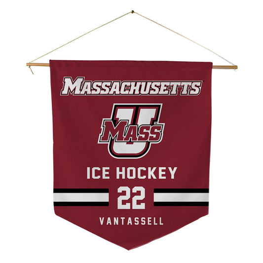 UMass - NCAA Men's Ice Hockey : Nick Vantassell - Pennant - 18" x 21"-0